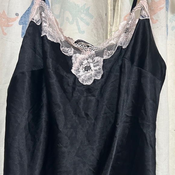 Victoria's Secret Black and White Chemise Slip M - Picture 2 of 5